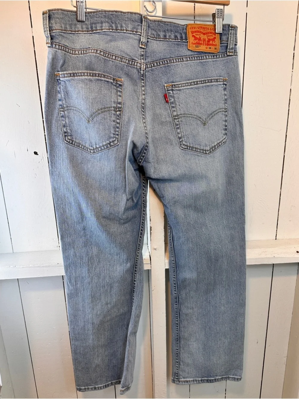 Levi’s 527 Slim Bootcut Jeans Men’s 34x30 Worn In Light Washed